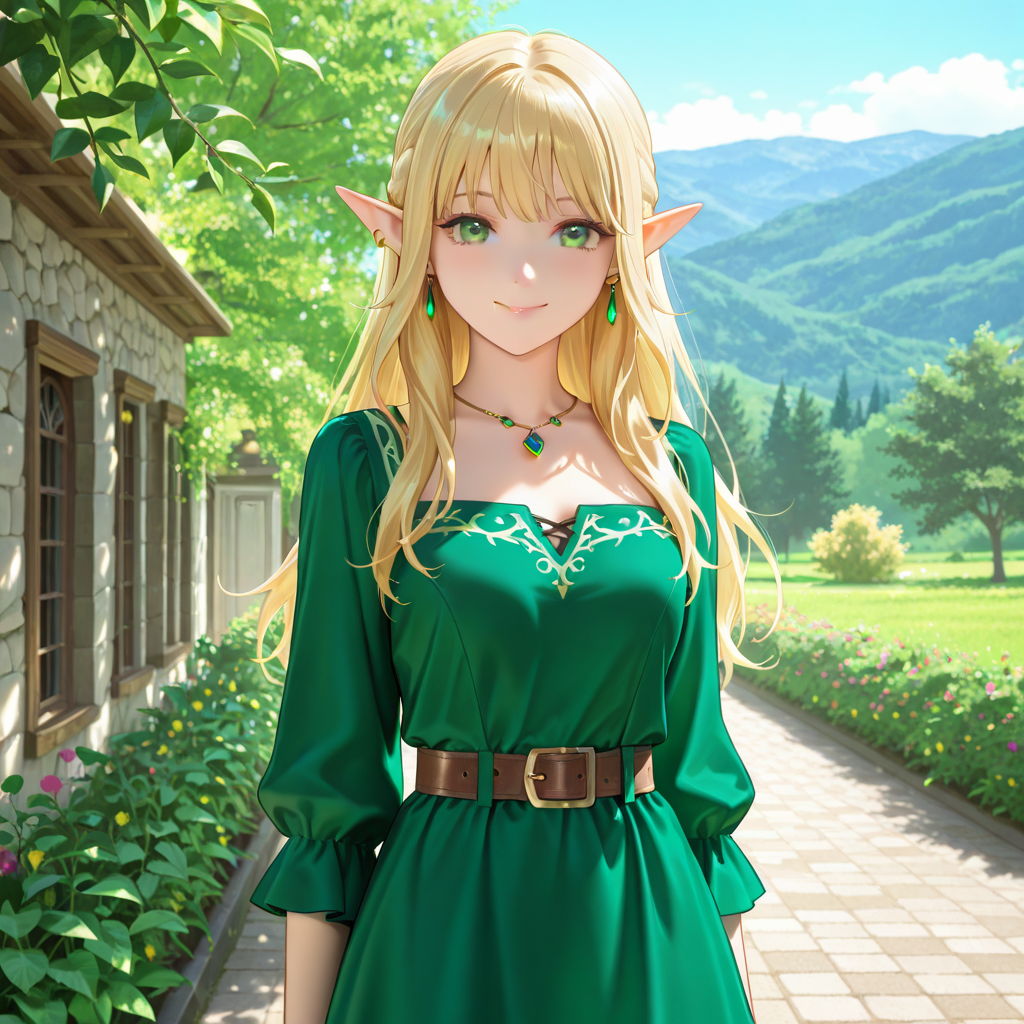 Элейн в деревне