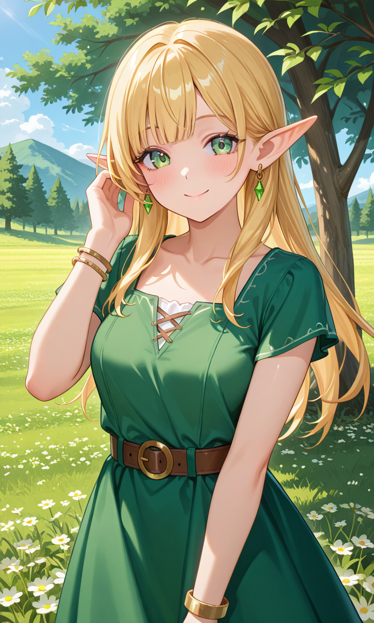 Элейн на прогулке