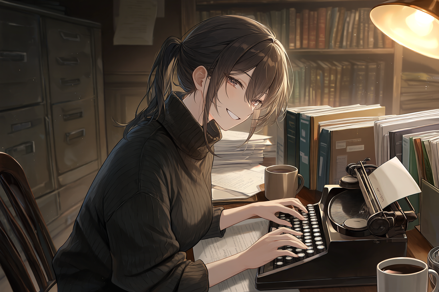 Клара — За машинкой